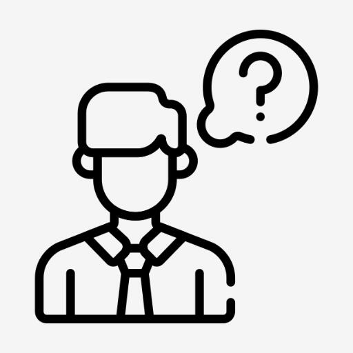 Thinking Image Image of a man thinking in outline shape